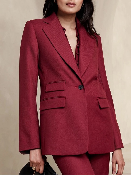 Banana Republic Jackets & Blazers - Lido Sculpted Italian Wool Blazer, New with tags, 4